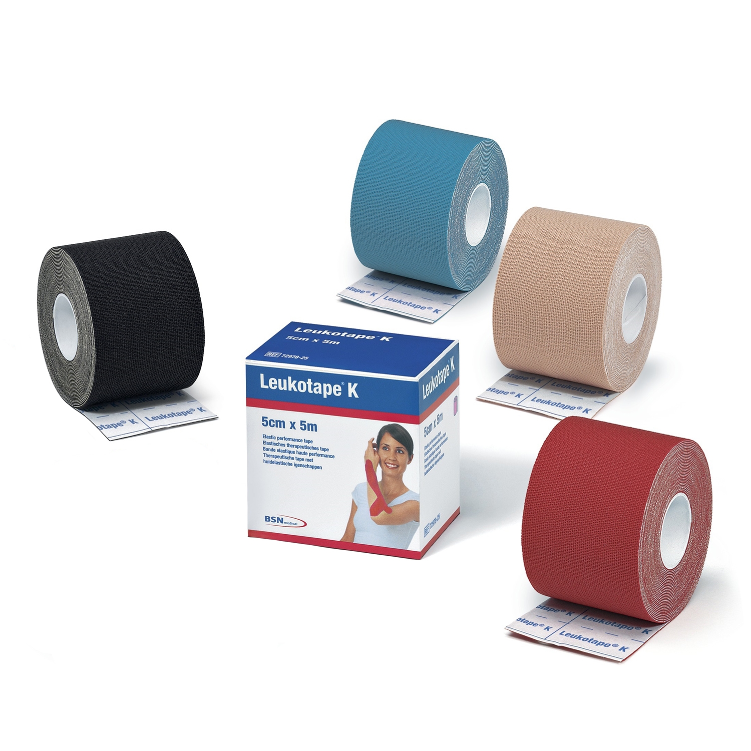 Leukotape K - tape kinésiologique - 5 cm x 5 m