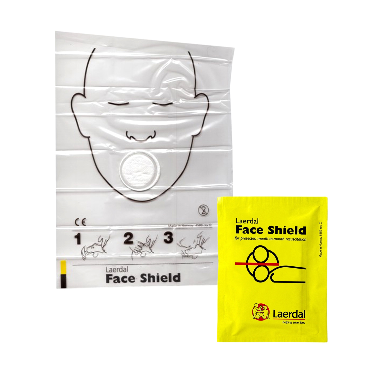 Laerdal resusci face shield - 10 stuks