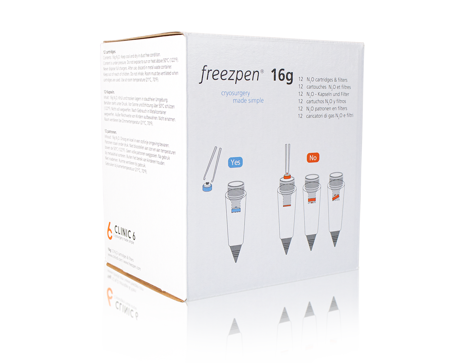 Freezpen N2O cartridge - 16 g