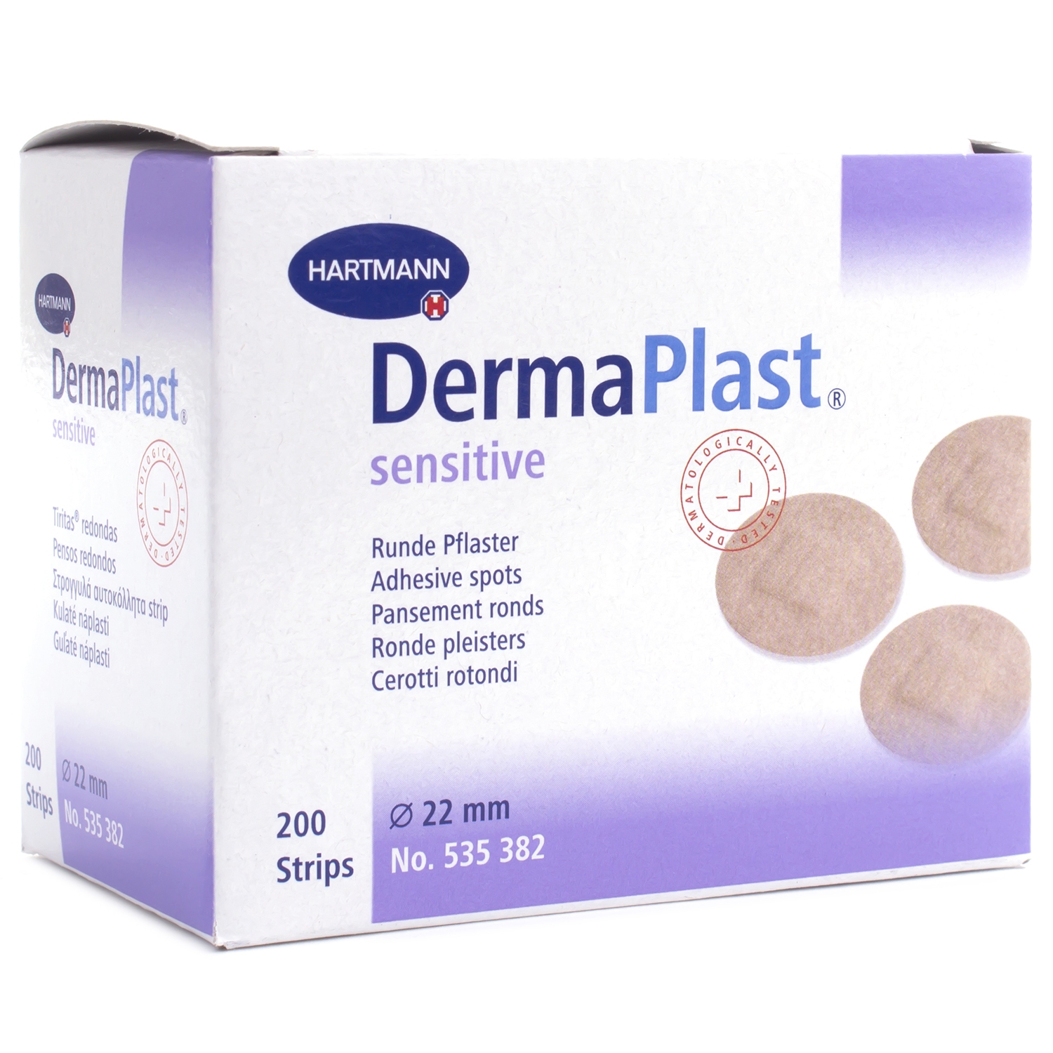 Dermaplast soft injectie spots - 22 mm (200 st)