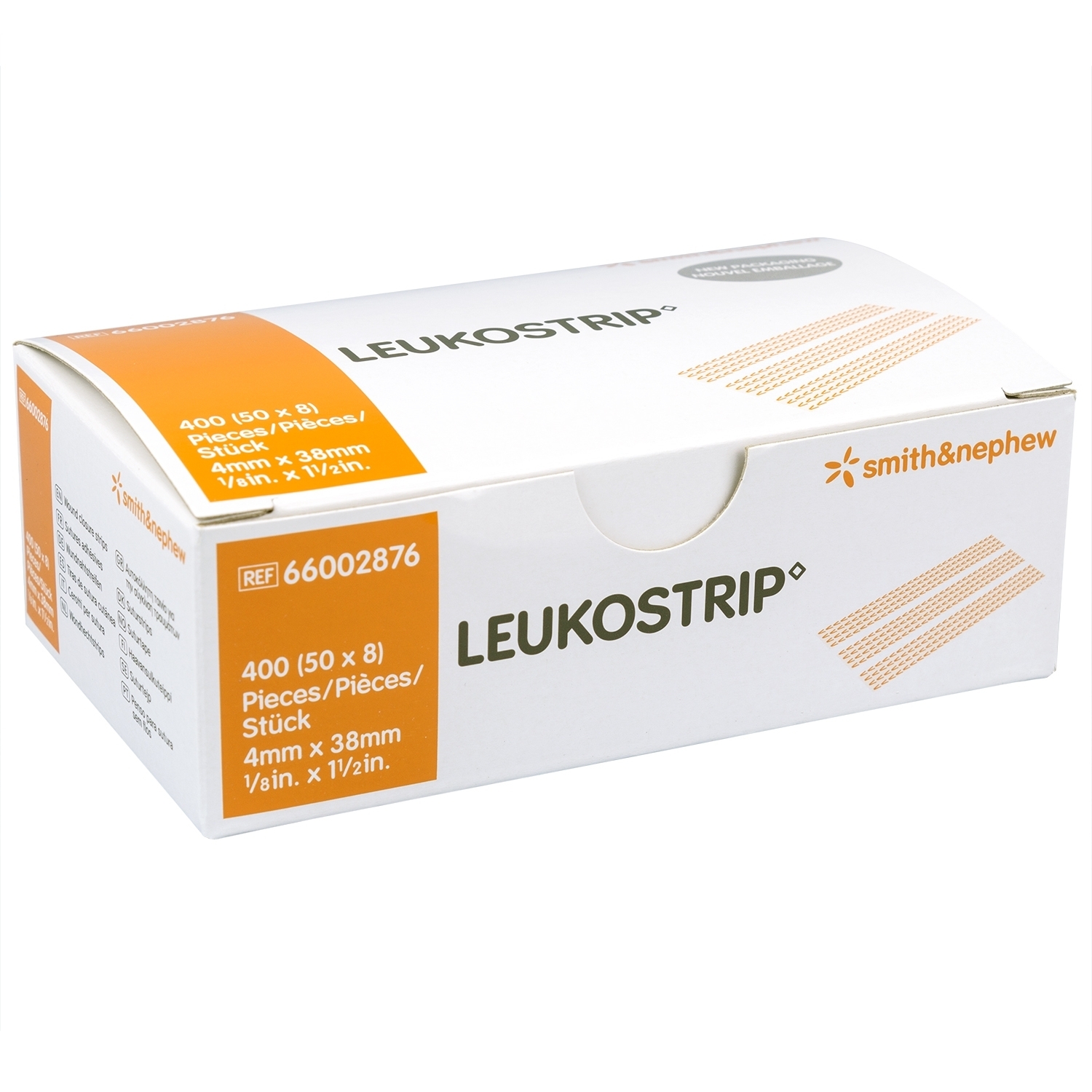 Leukostrip stérile - 6,4 x 76 mm - blanc (10 x 3 bandes)