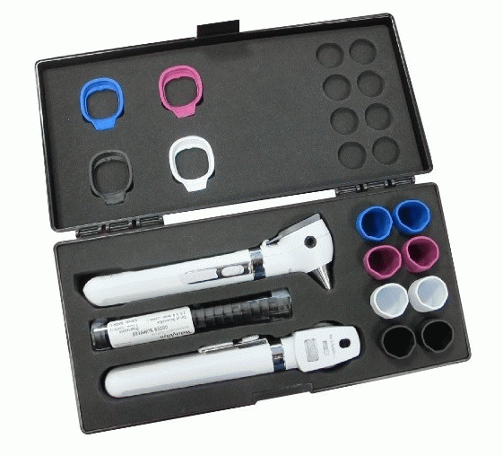 Set otoscope + ophtalmoscope Pocket Plus - LED 2,5 V