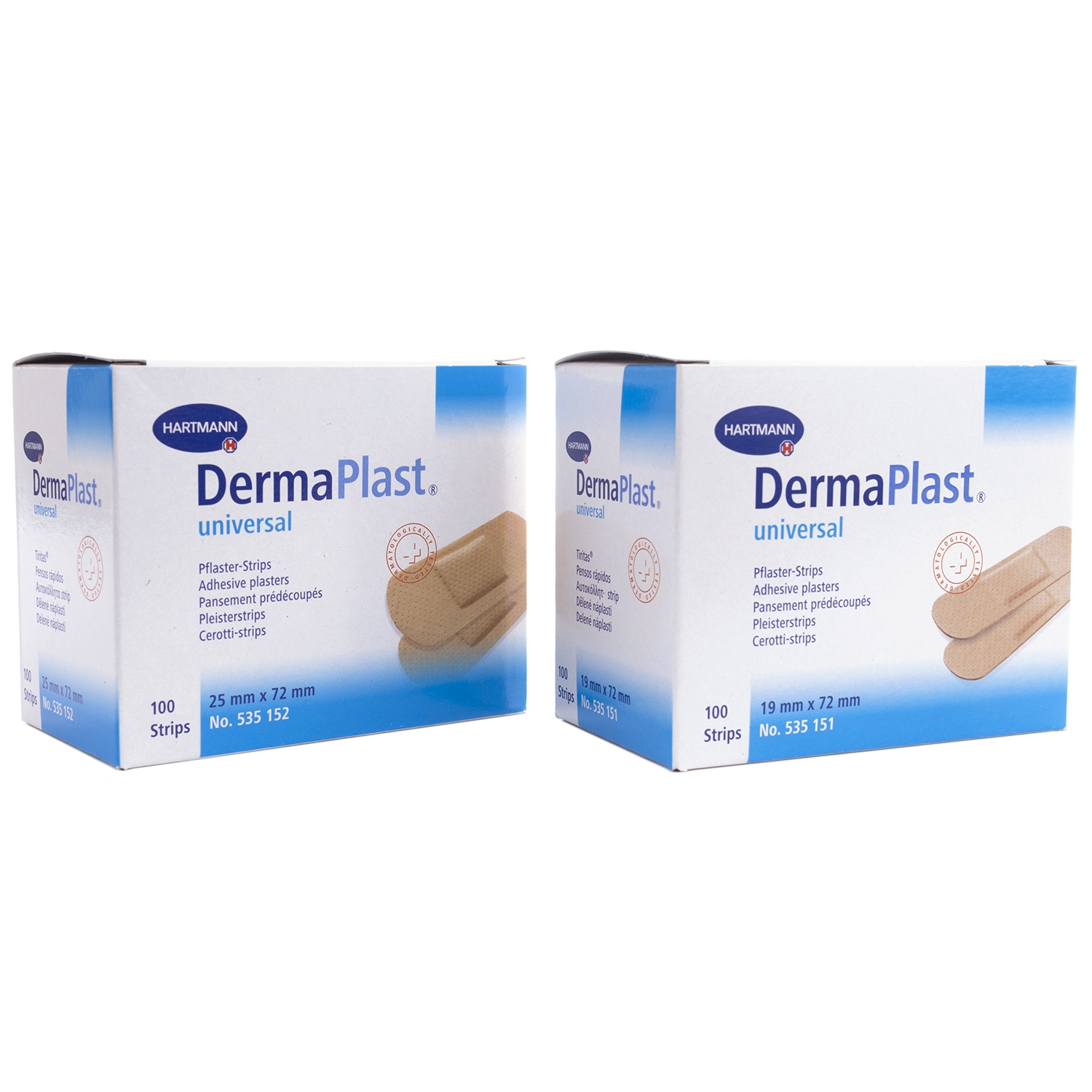 Dermaplast water resistant - 19 x 72 mm (100 st)