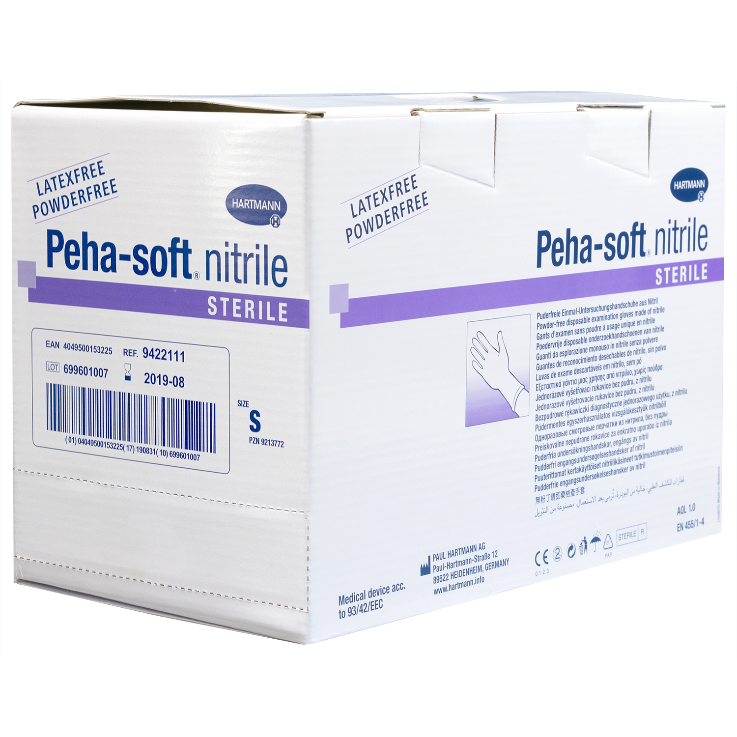 Steriele handschoen Peha-soft nitrile (50 pr)