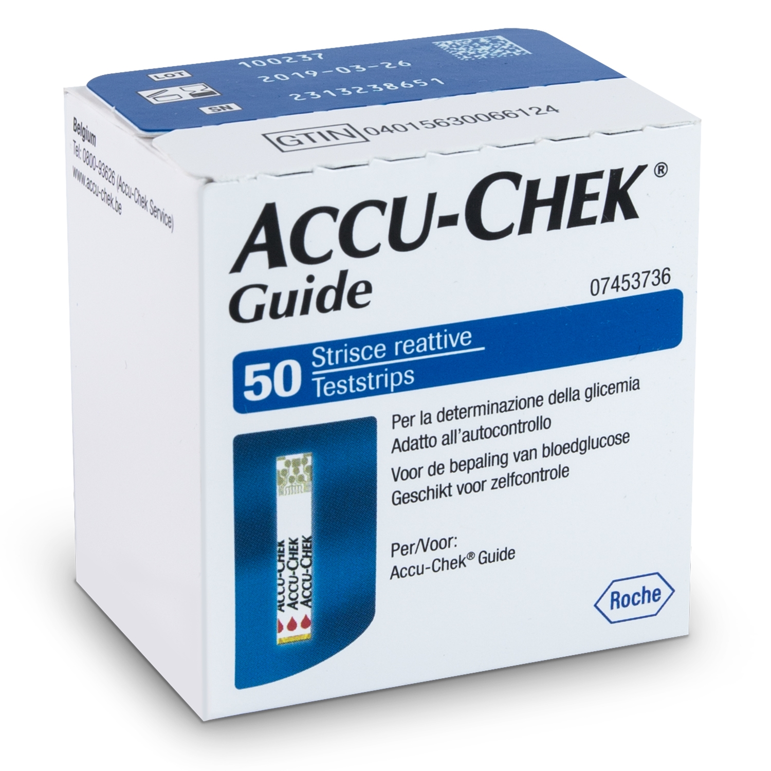 Accu-Chek Guide bandelettes réactives (50 pcs)