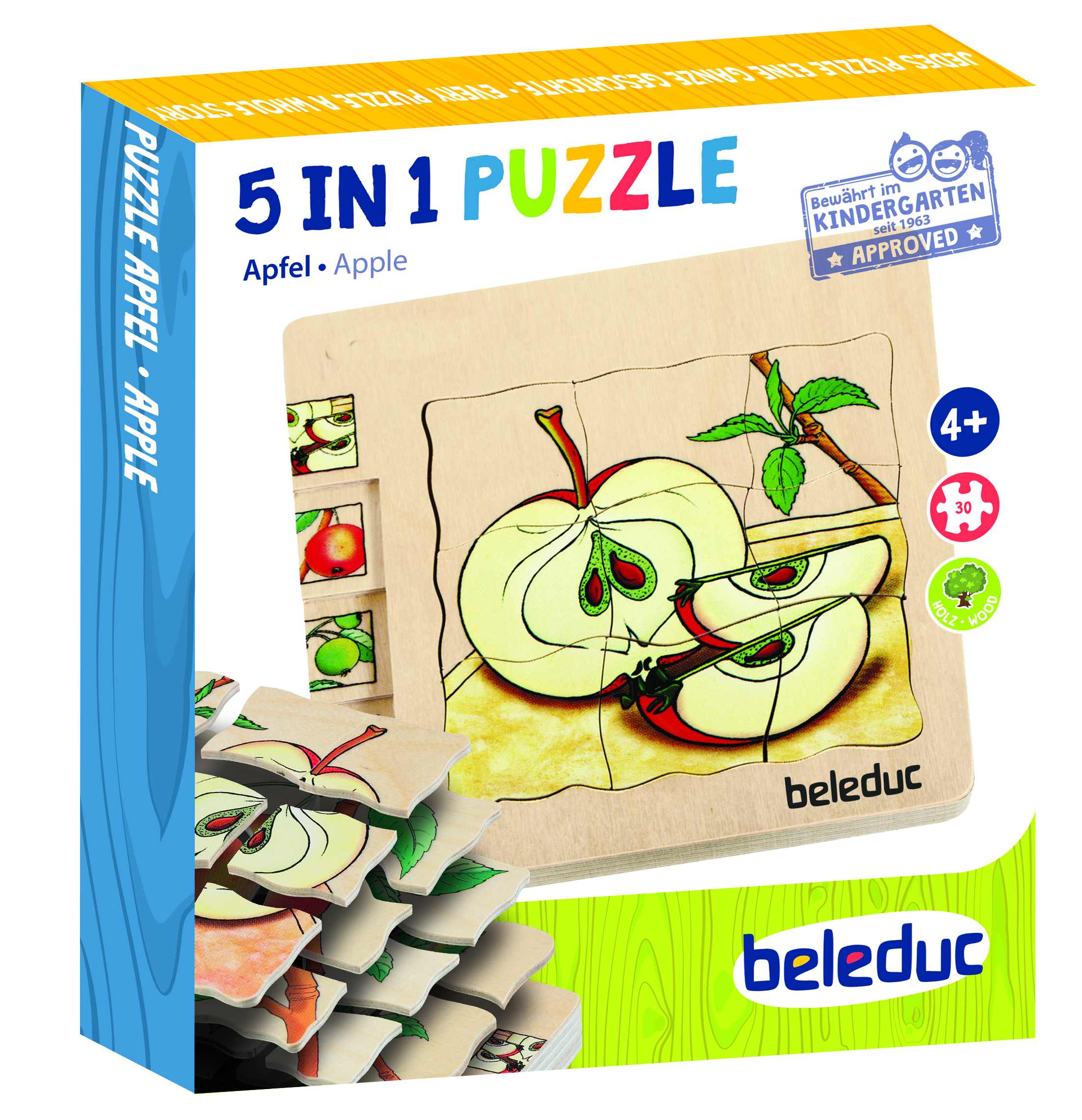 Puzzle à couches pomme