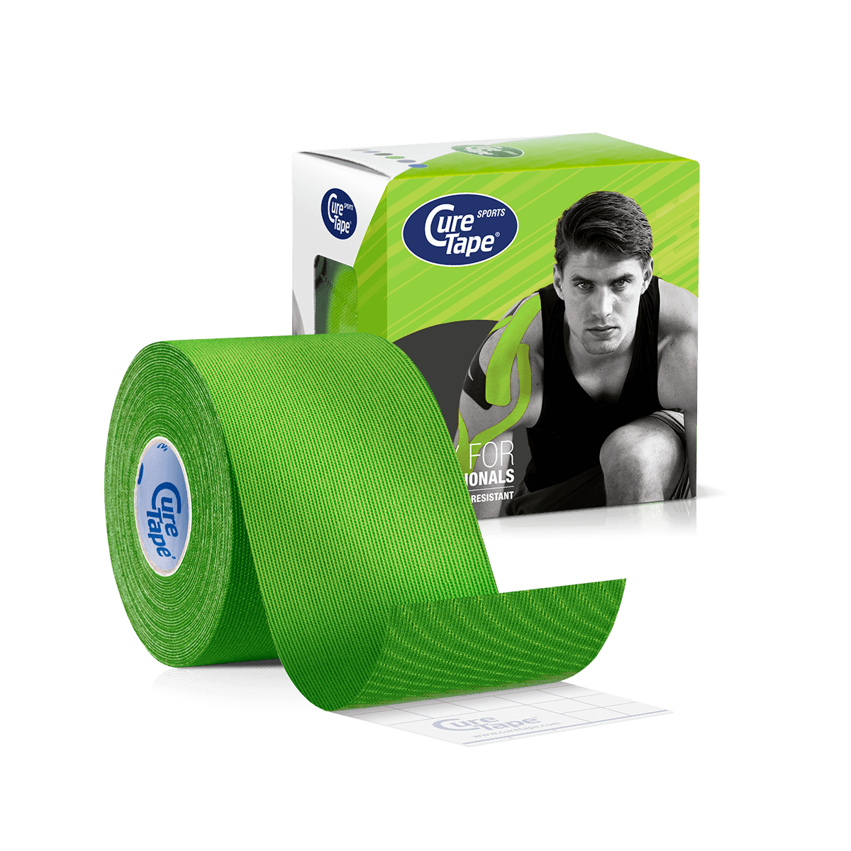 CureTape kinésiologique Sports - 5 cm x 5 m - vert
