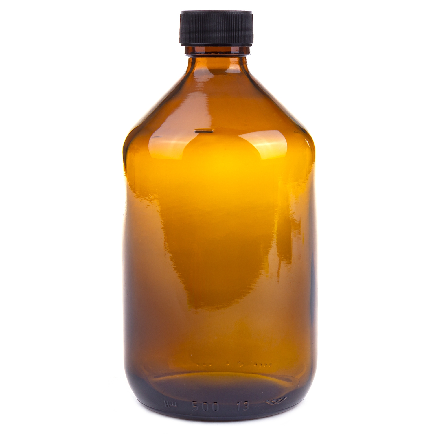 Fles uitwendig gebruik - 500 ml - bruin