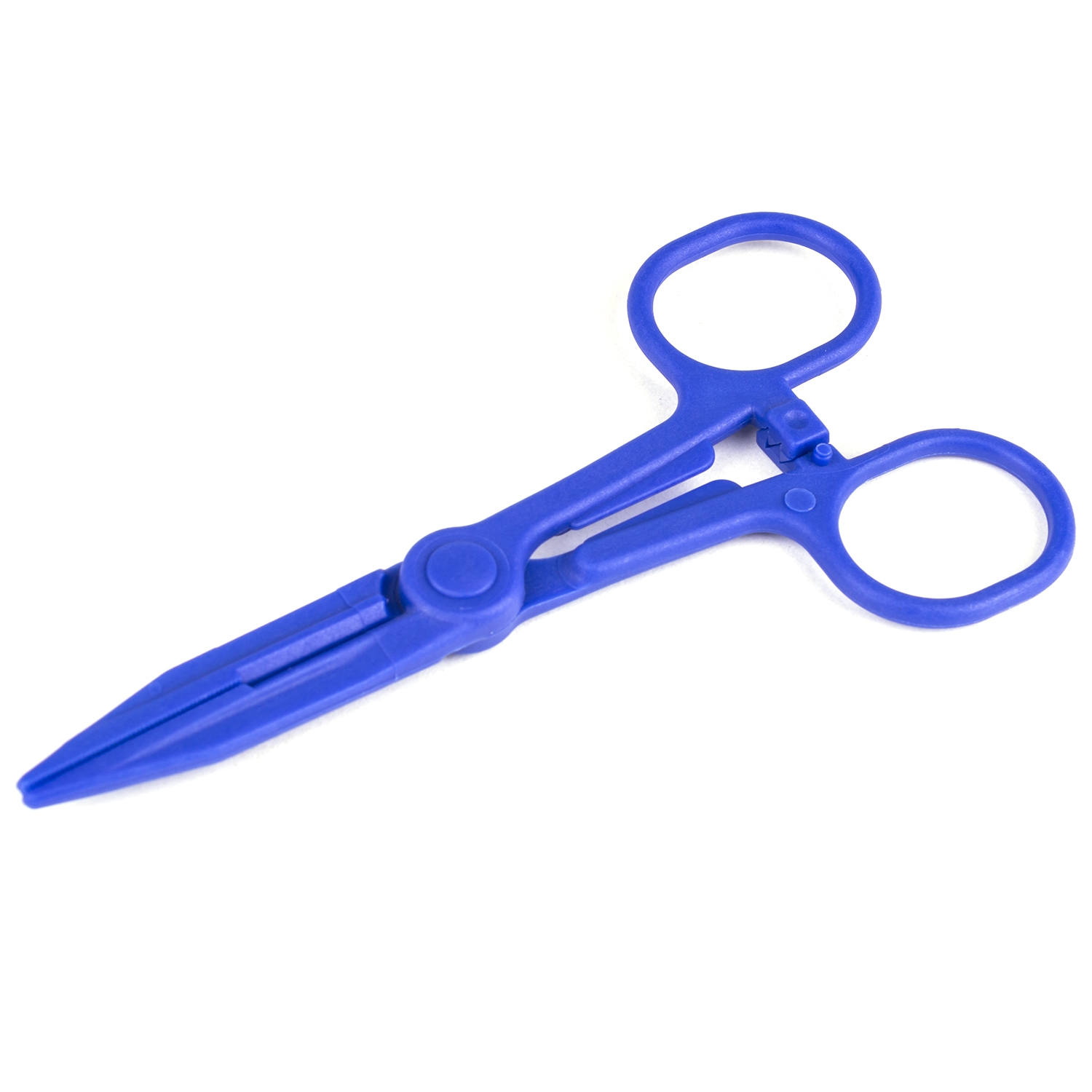 Kocher klem plastiek steriel - blauw