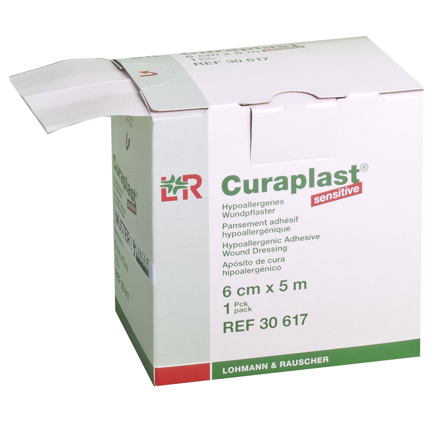 Curaplast sensitive wondpleister rol - 5 m