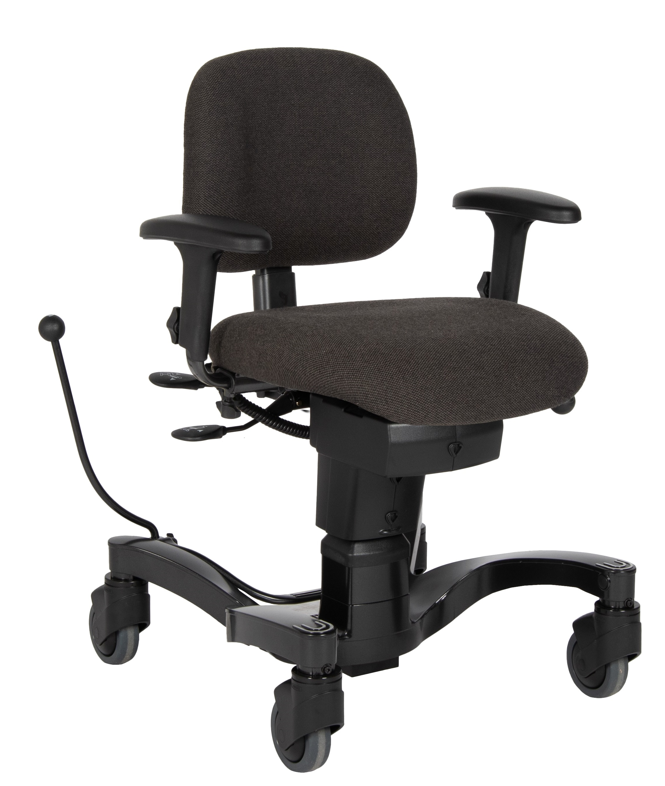 Chaise roulante trotteur Vela Tango 700E Standard - Tissu - Gris foncé