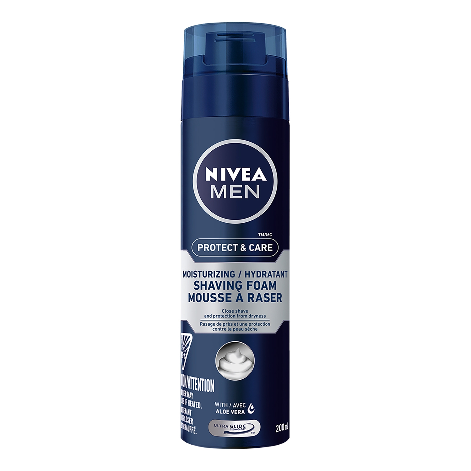 Nivea men protect&care mousse à raser hydratante - 200 ml
