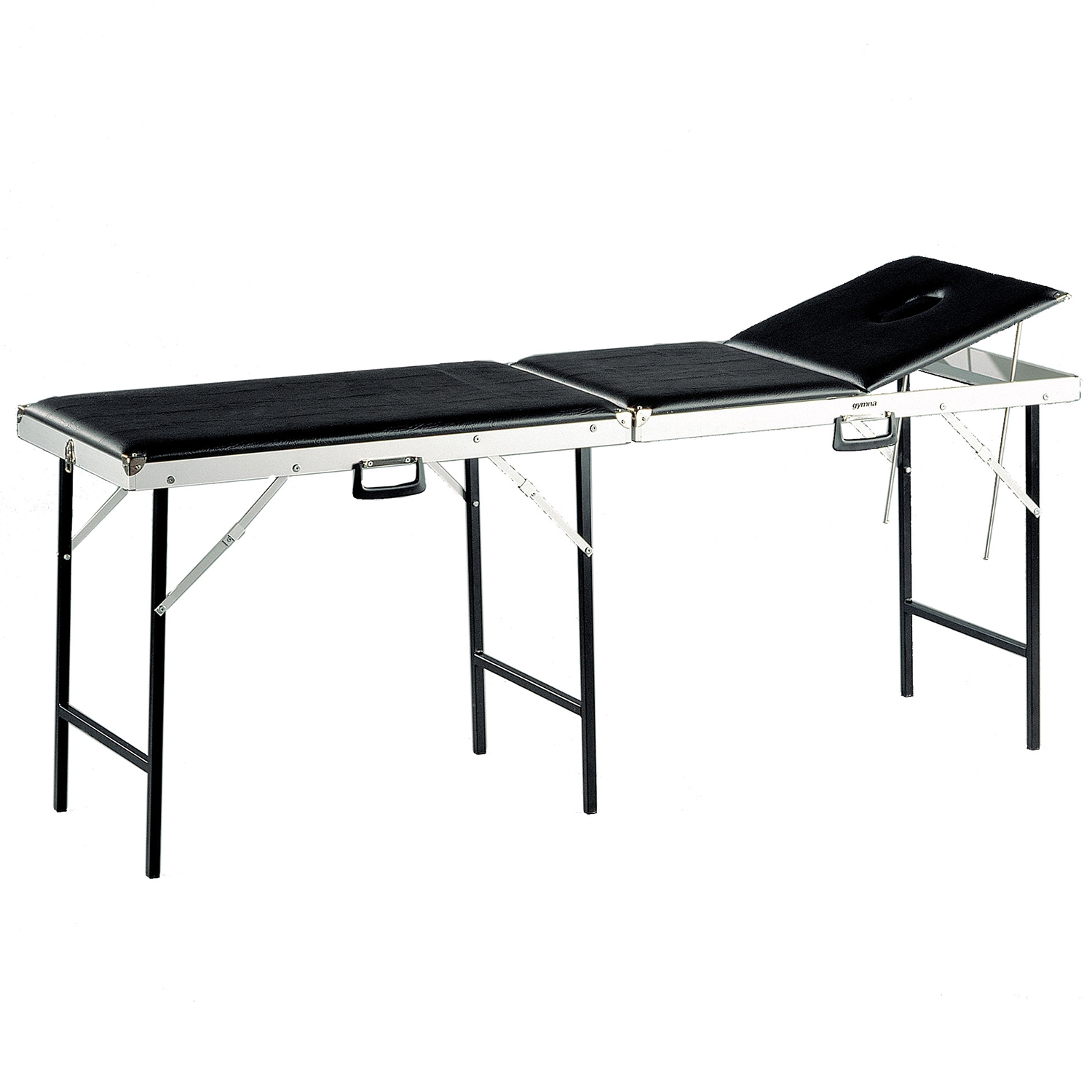 Table de massage - table d'examen portable - noire