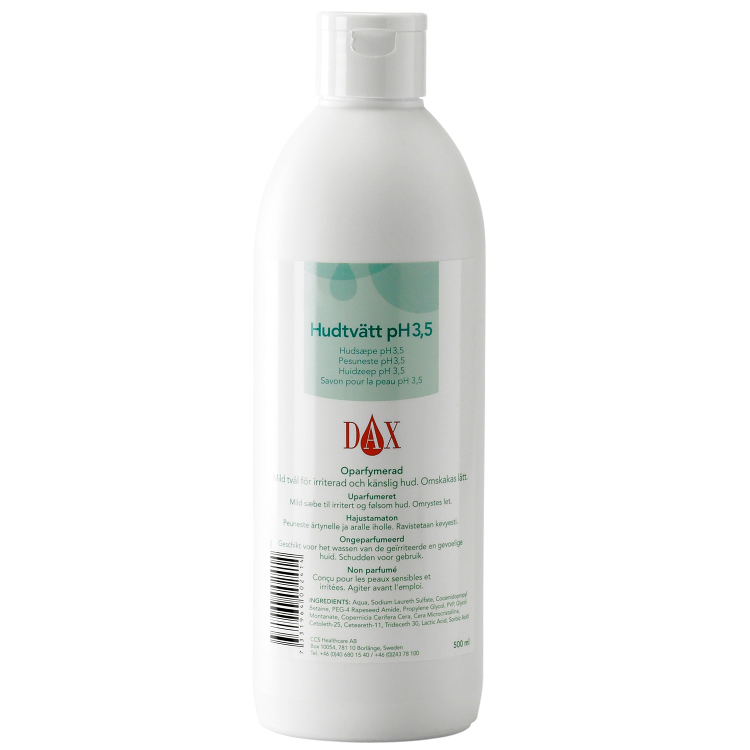 Dax savon pour la peau pH 3,5 - 500 ml