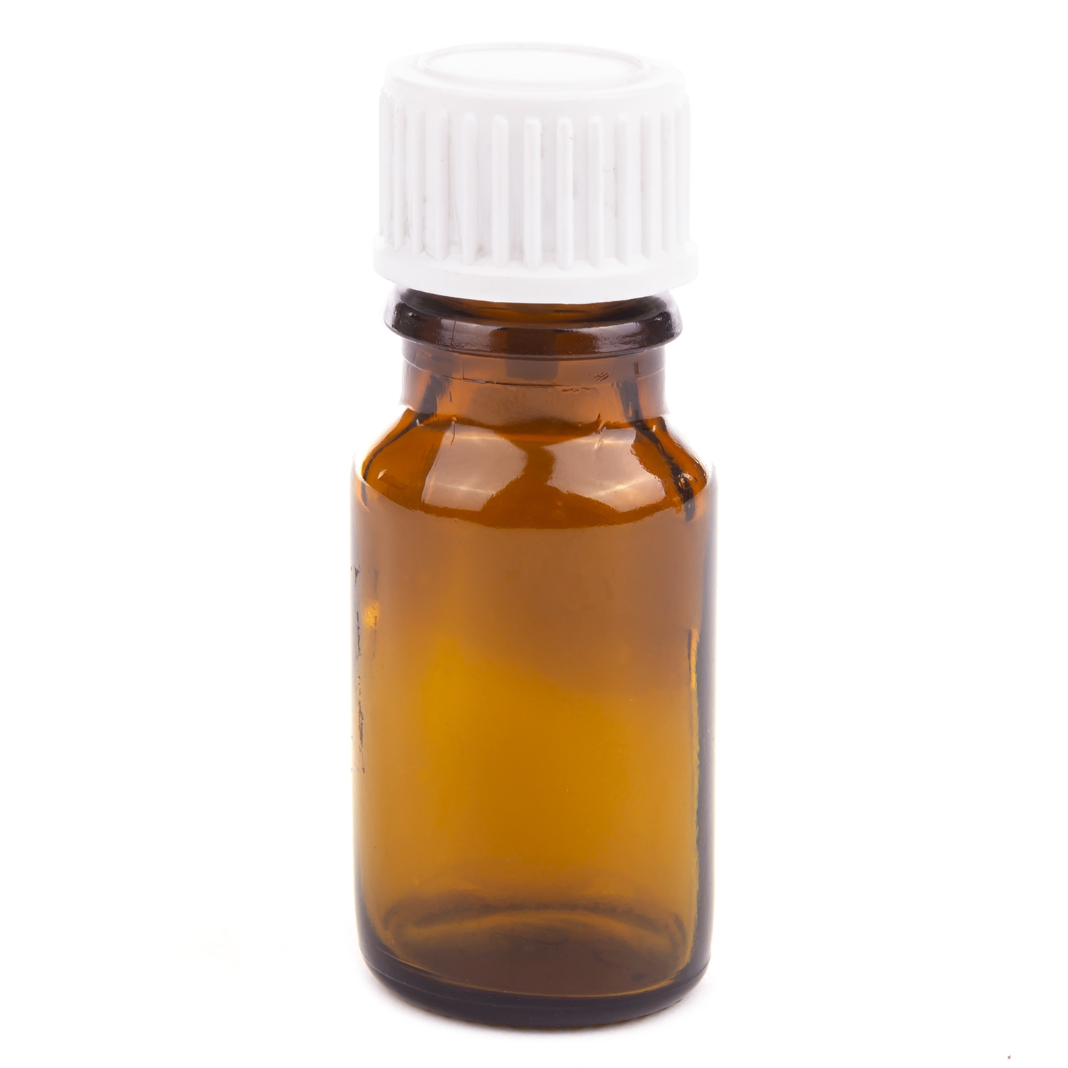 All-round fles met dop - 10 ml - bruin