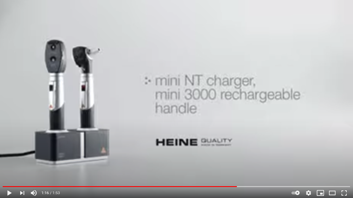 Heine otoscoop mini 3000 LED - zwart