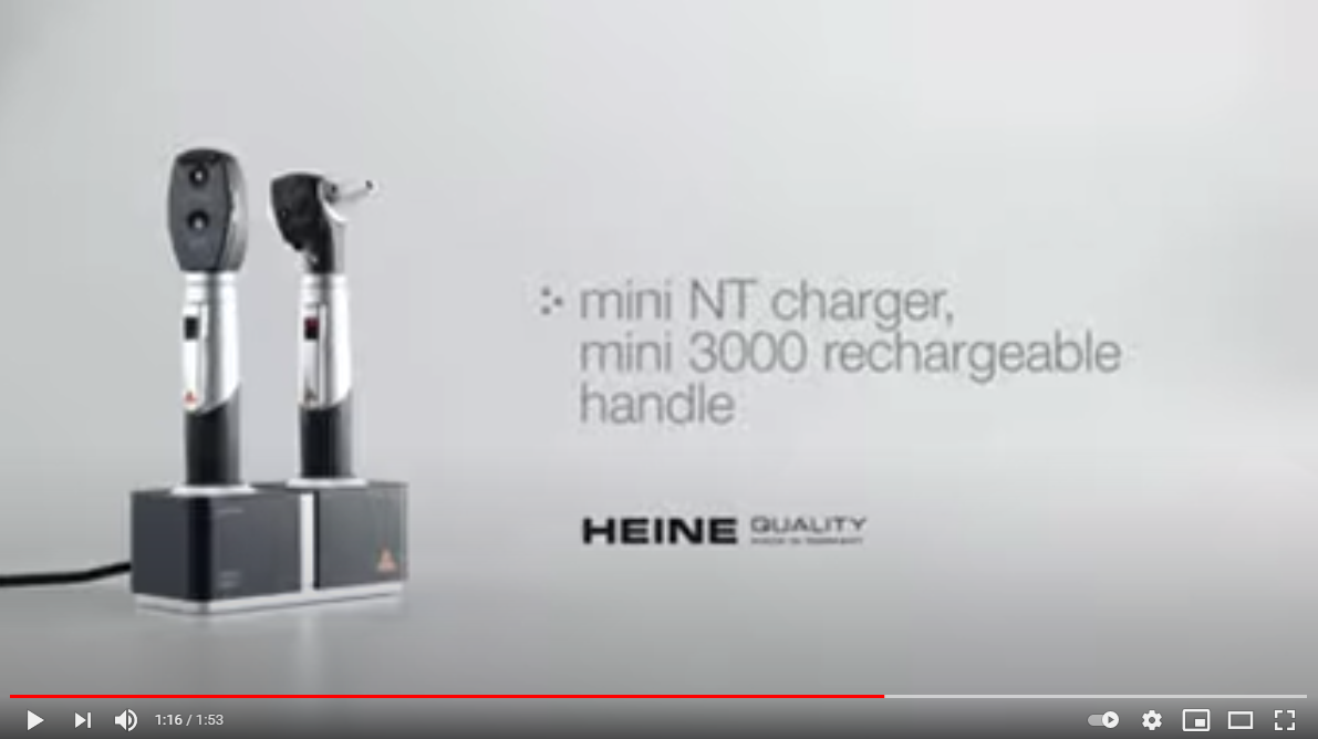 Heine otoscoop mini 3000 + box - zwart