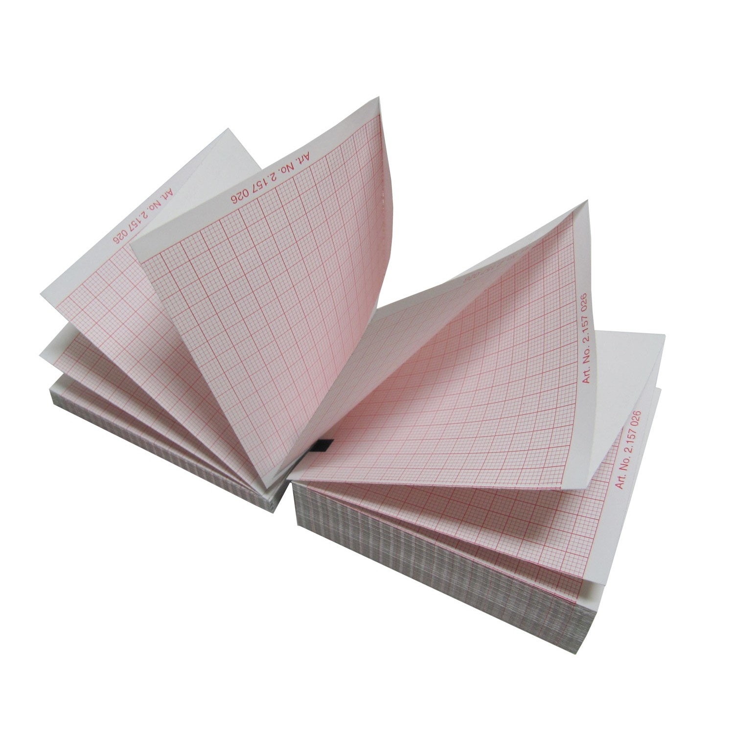 ECG papier z-fold pour Welch Allyn CP50 - 11,4 x 7 cm (4 x 350 pg)