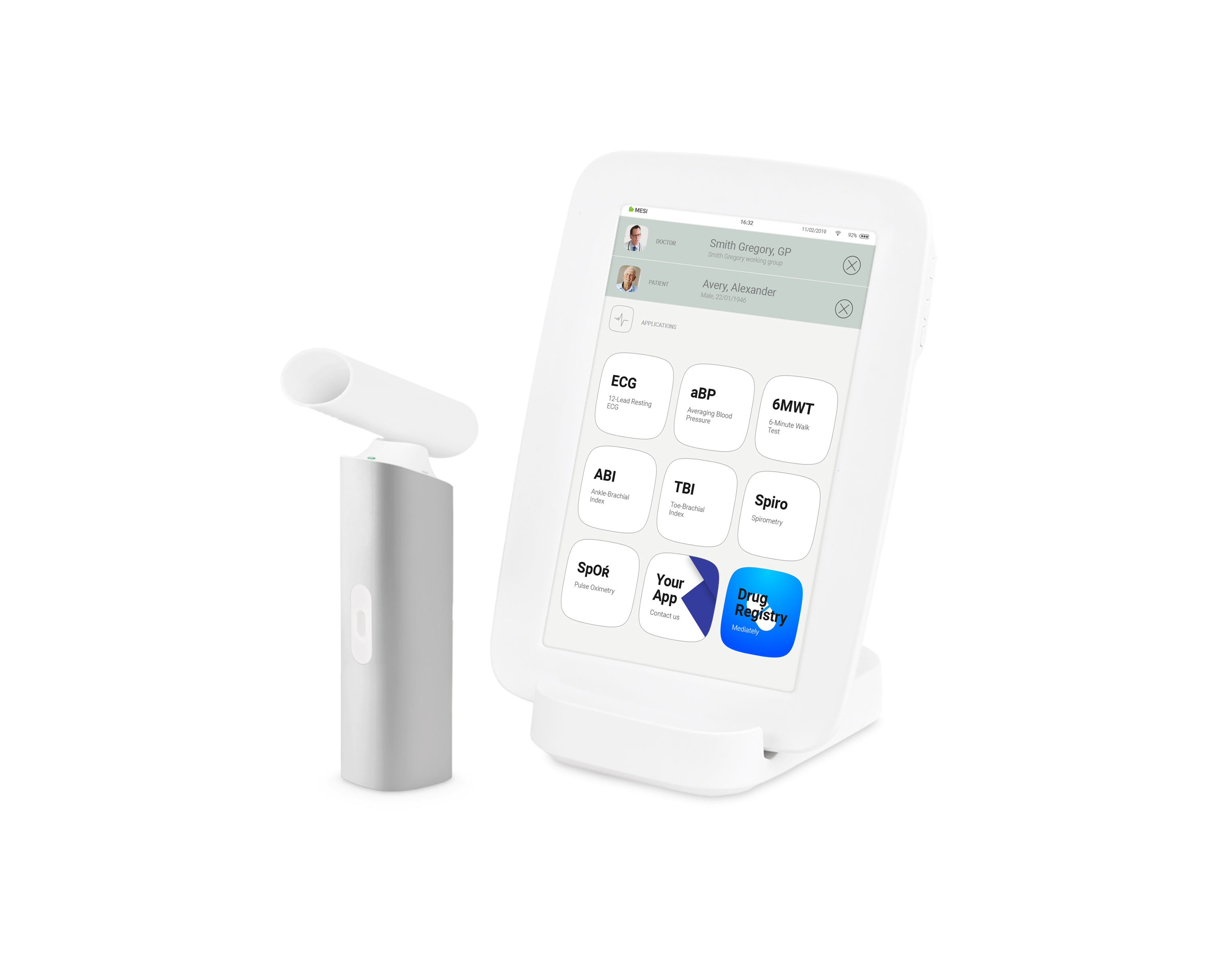 MESI mTABLET SPIRO - draadloos