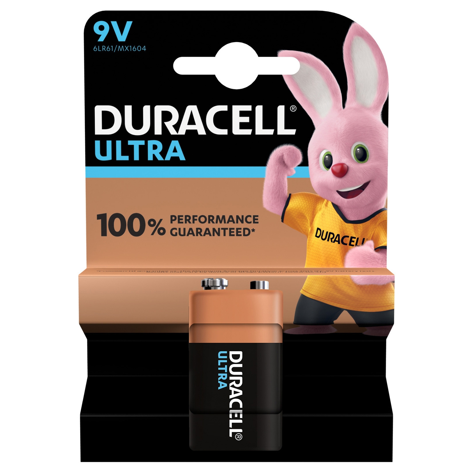 Duracell ultra power alkaline batterij - 9V