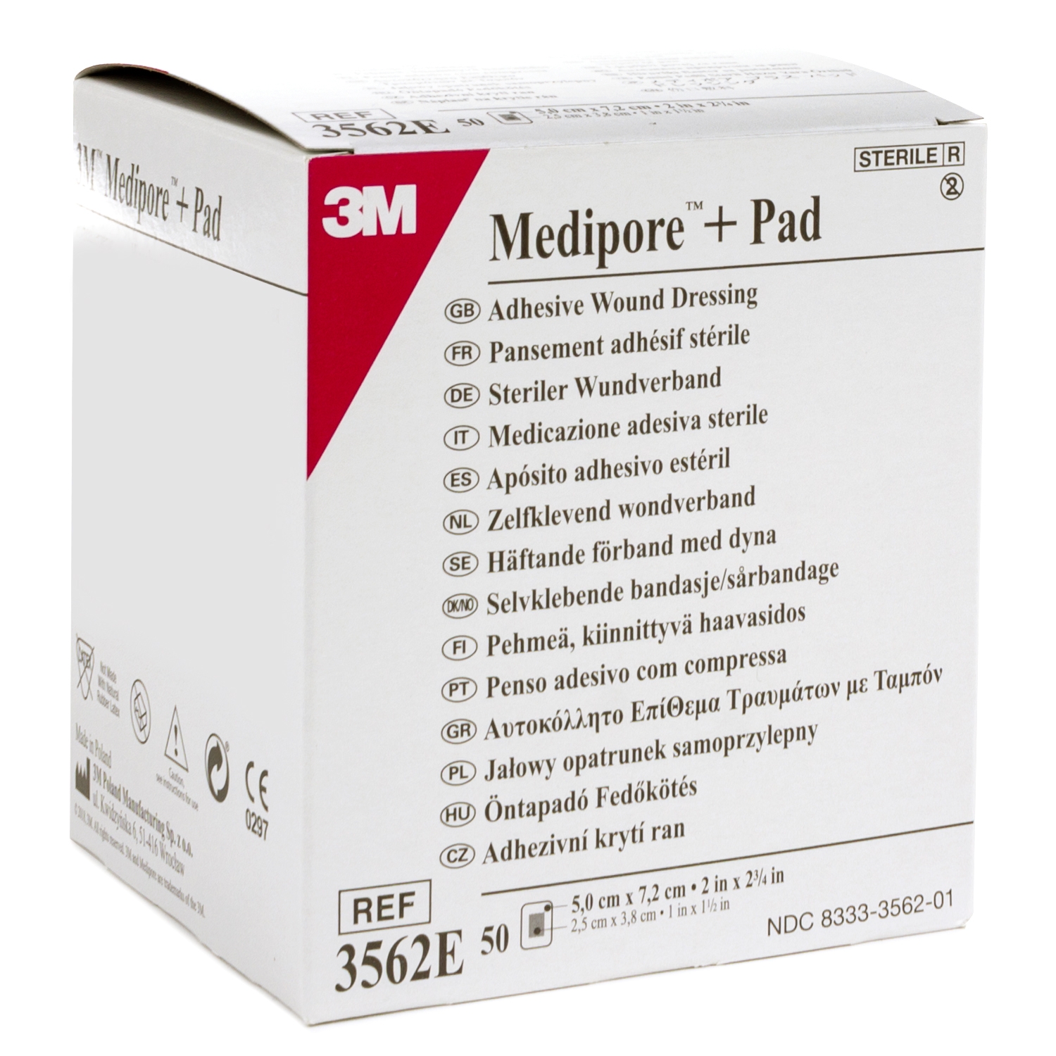 Medipore + pad - 5 x 7 cm (50 st)