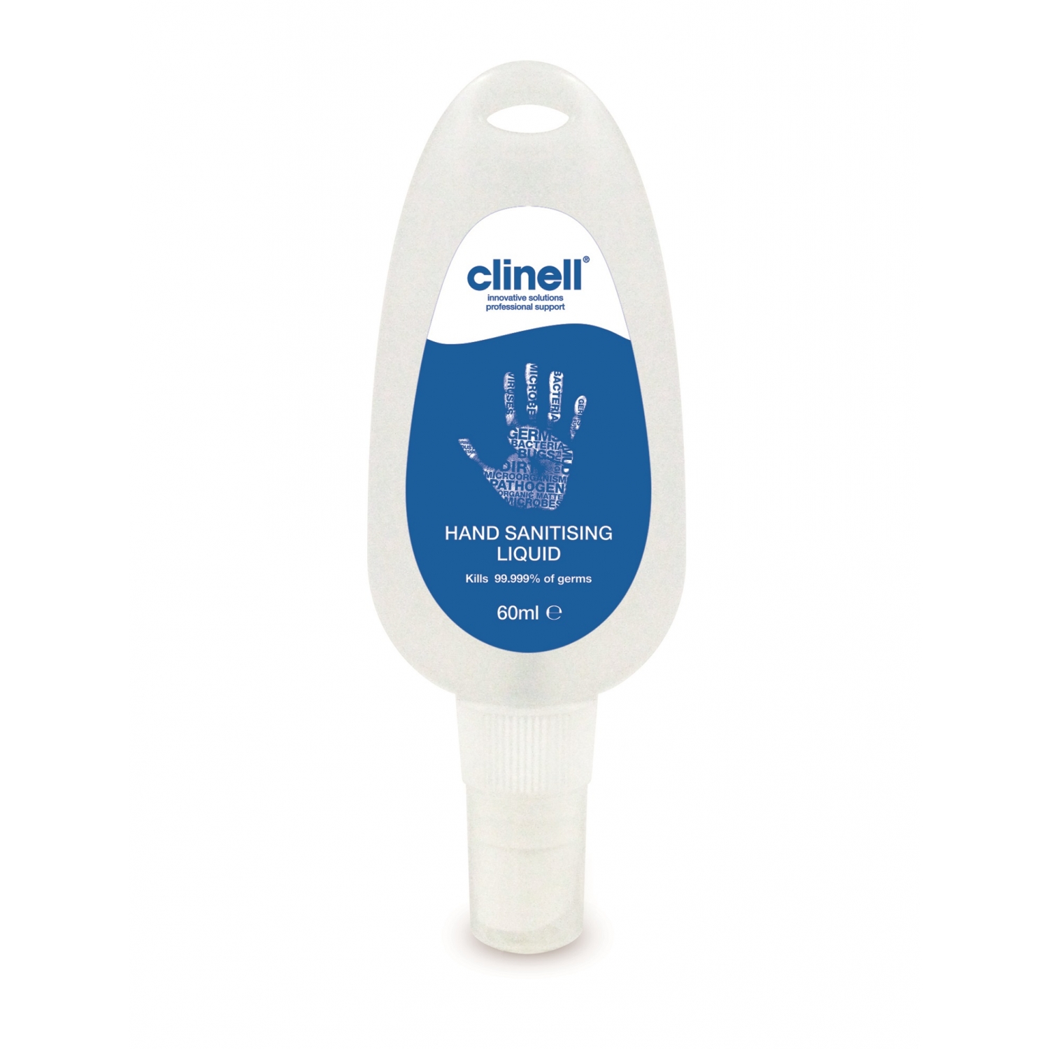Clinell désinfectant mains 75% - flacon de poche - 60 ml