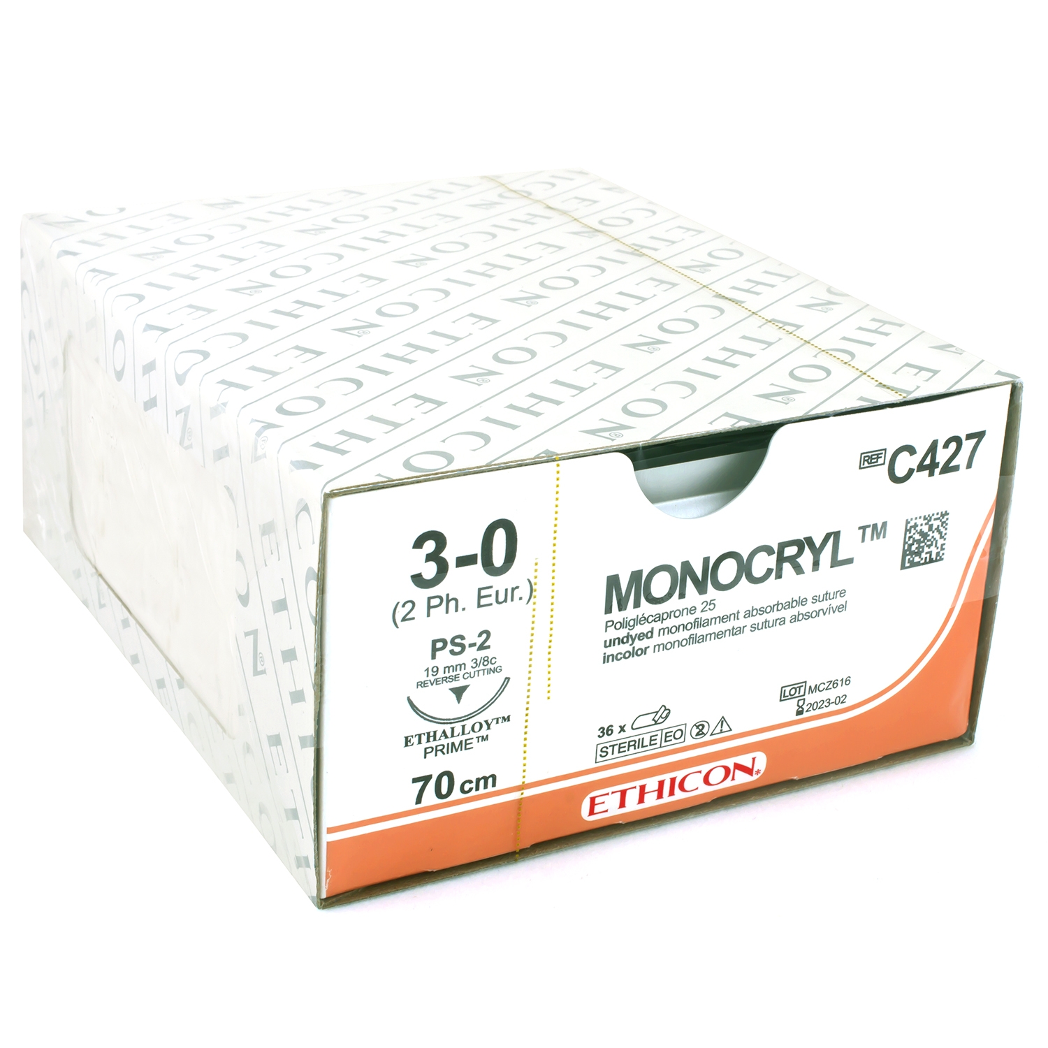Monocryl - 45 cm - ongekleurd