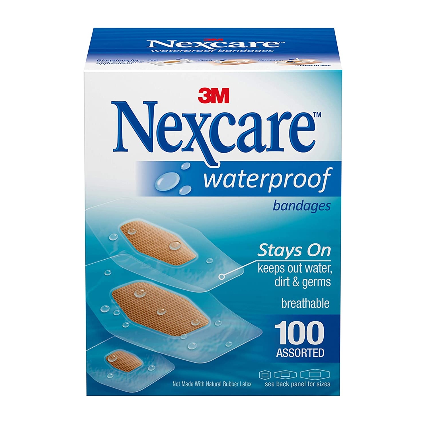 Nexcare protect aqua 360 Strips - 21 x 27 cm (100 pcs)
