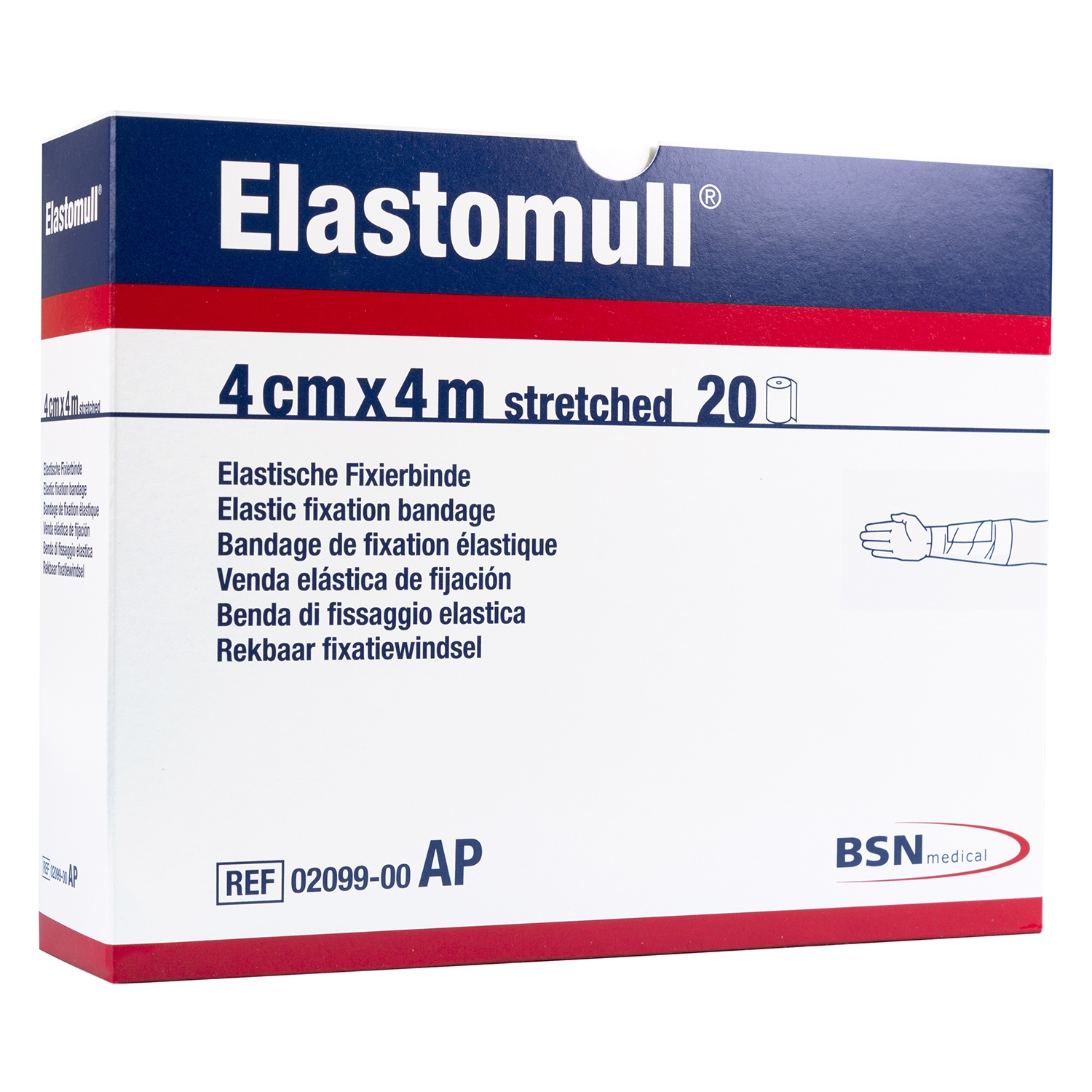 Elastomull - rol 4 m (20 pcs)