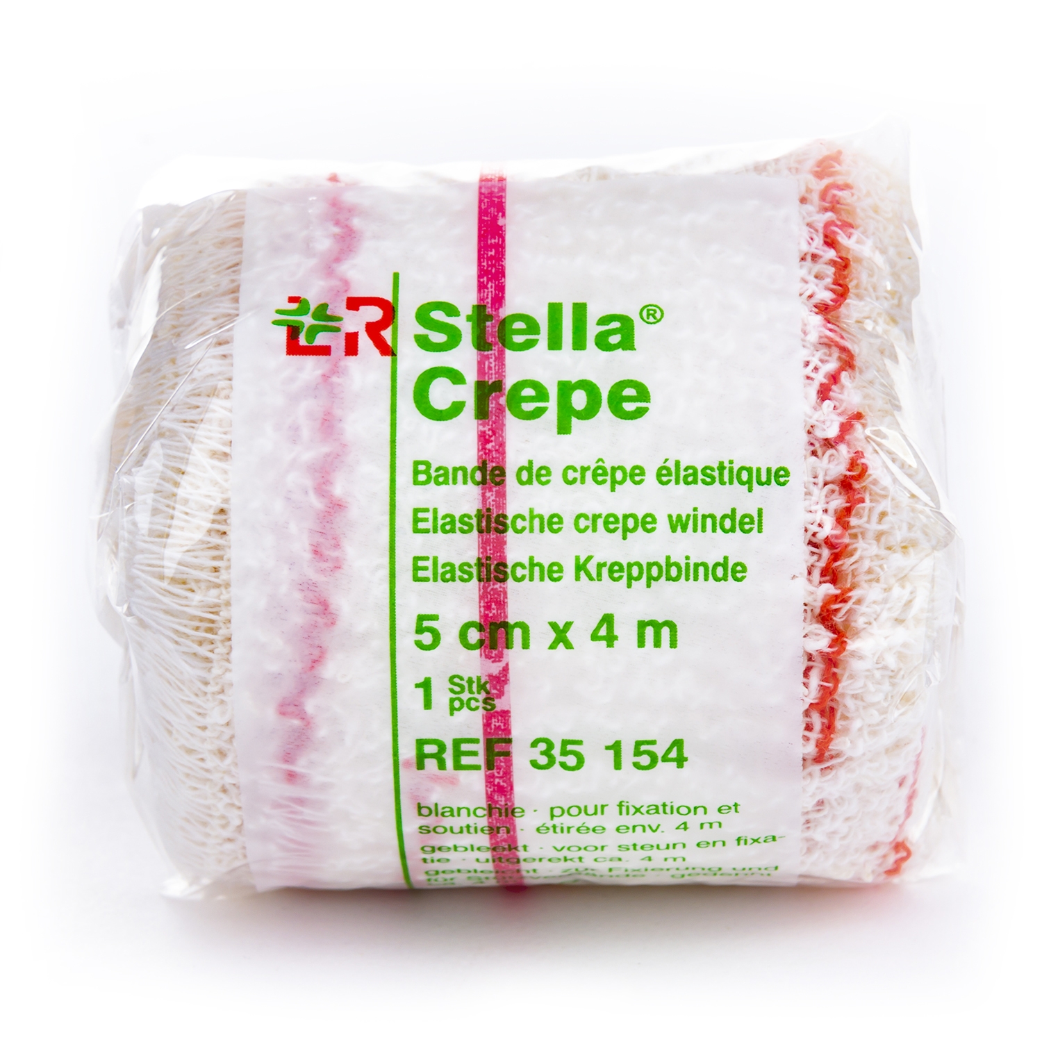 Stella crepe emballage individuel - 5 cm x 4 m (20 pcs)