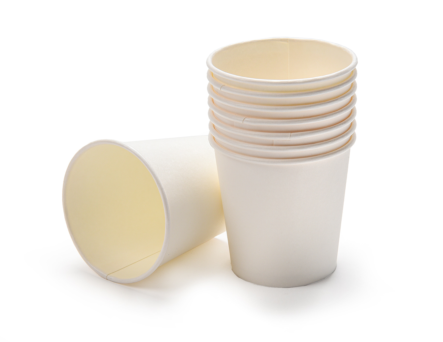 Tasse en carton - 120 ml - Diam 62 mm- blanc (55 pcs)