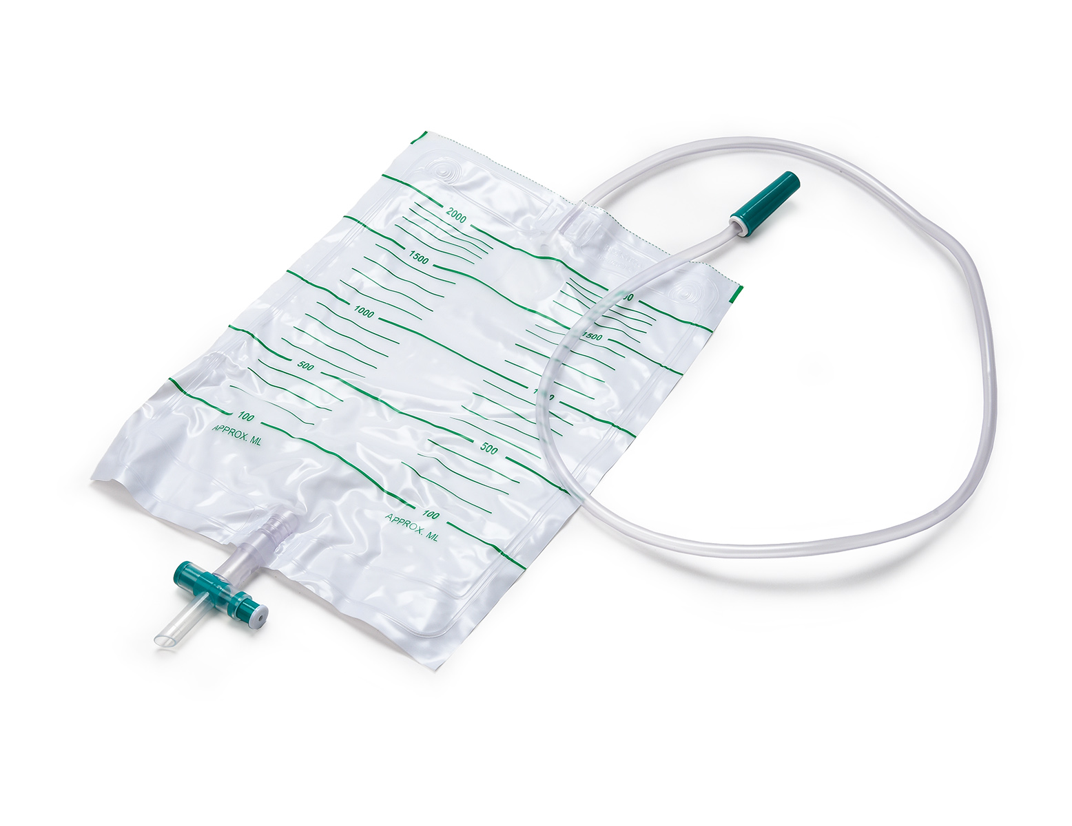 Ruchecare sac à urine avec évacuation pour hommpe - femme - 2000 cc (10 pcs)