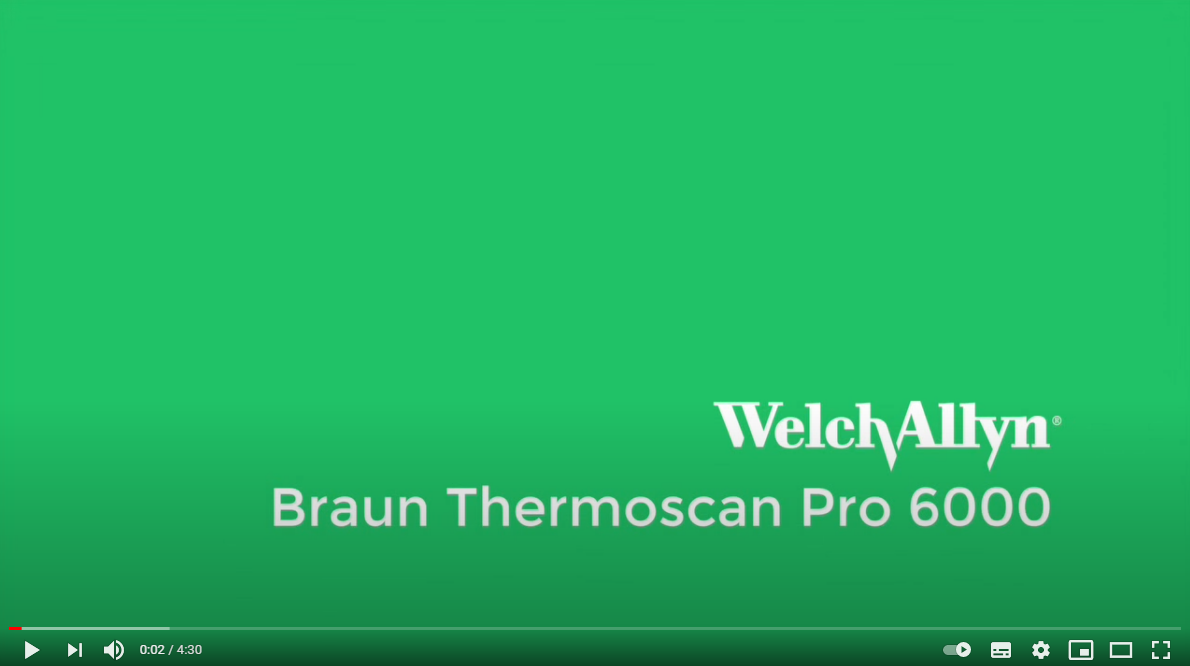 Braun ThermoScan PRO 6000 Thermometer met kleine houder