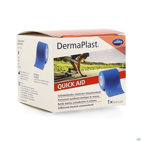 Dermaplast Quick Aid blauw 6 cm x 2 m