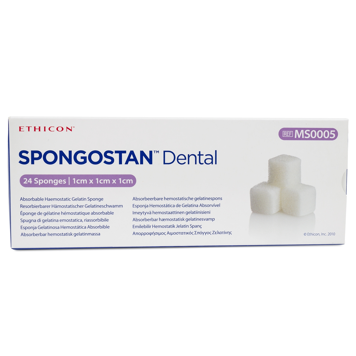 Spongostan dental - 10 x 10 x 10 mm (24 pcs)