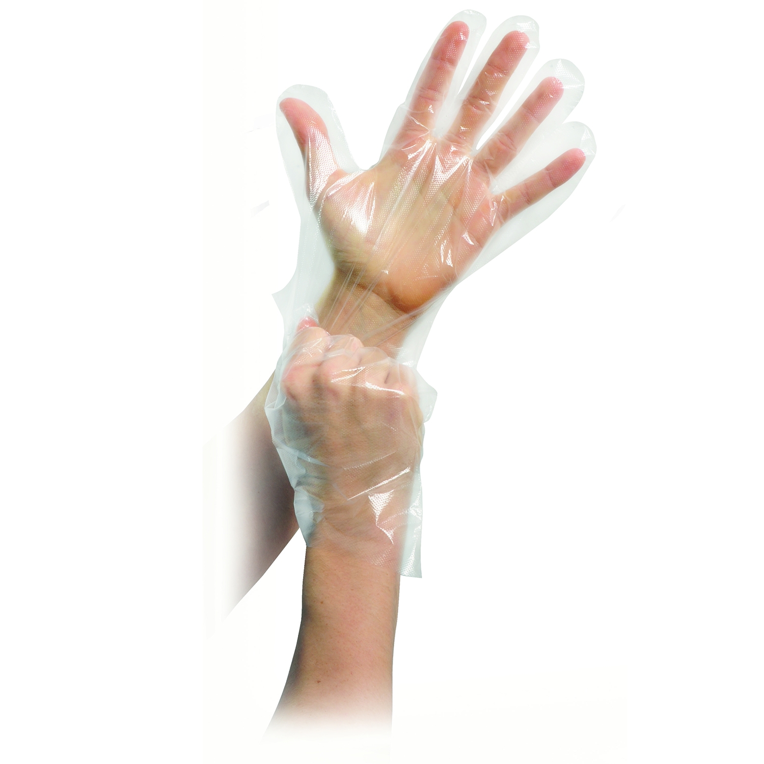 Handschoen PE - transparant (100 st)