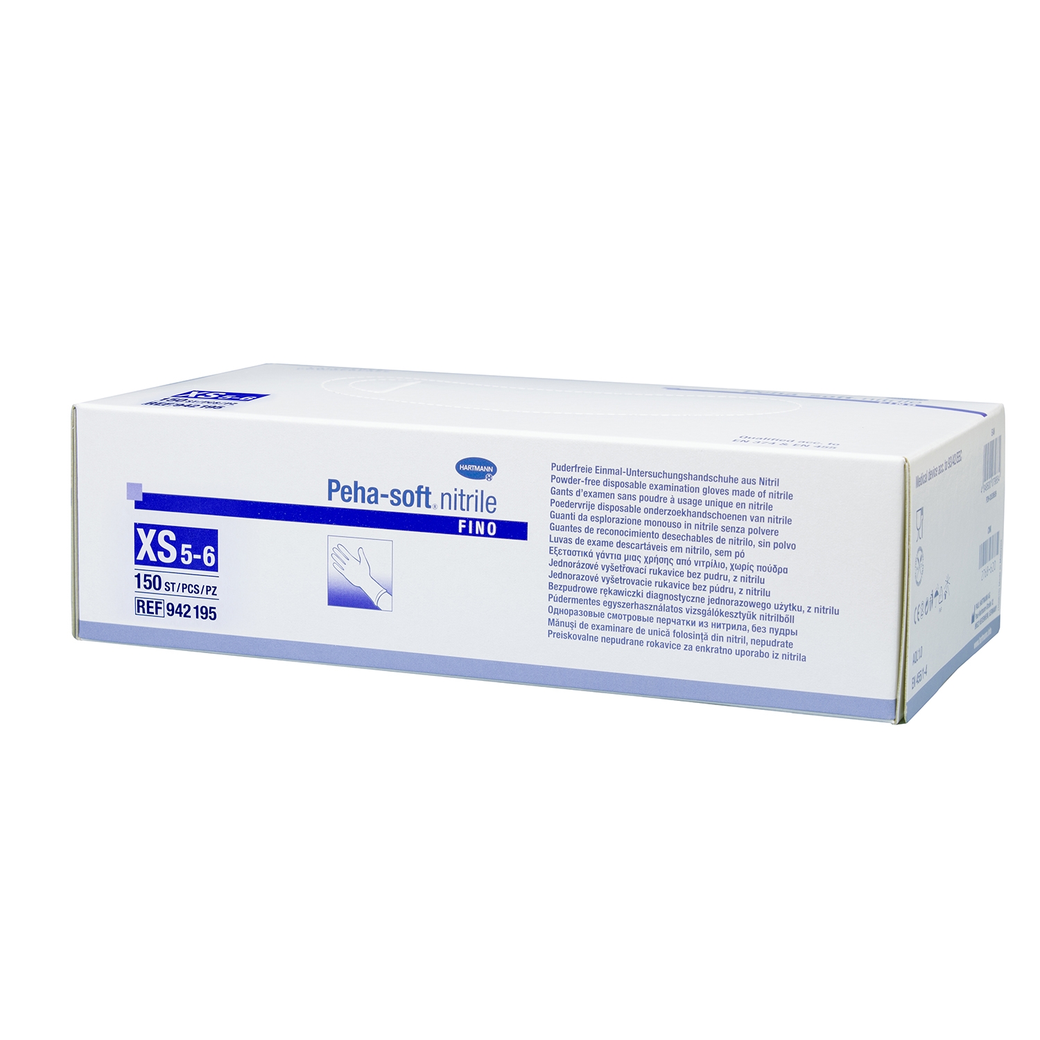 Peha-soft handschoen nitrile XS - fino (150 st)