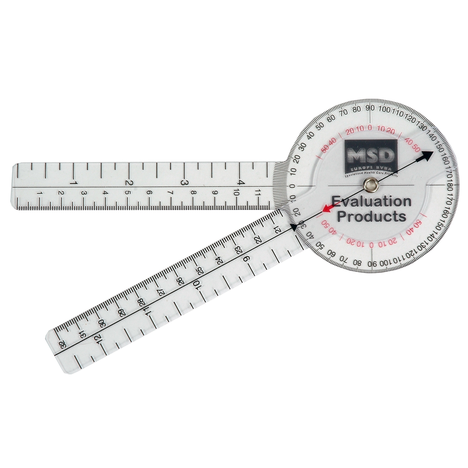 Goniomètre, 0-360° par 1° - 20 cm, plastique