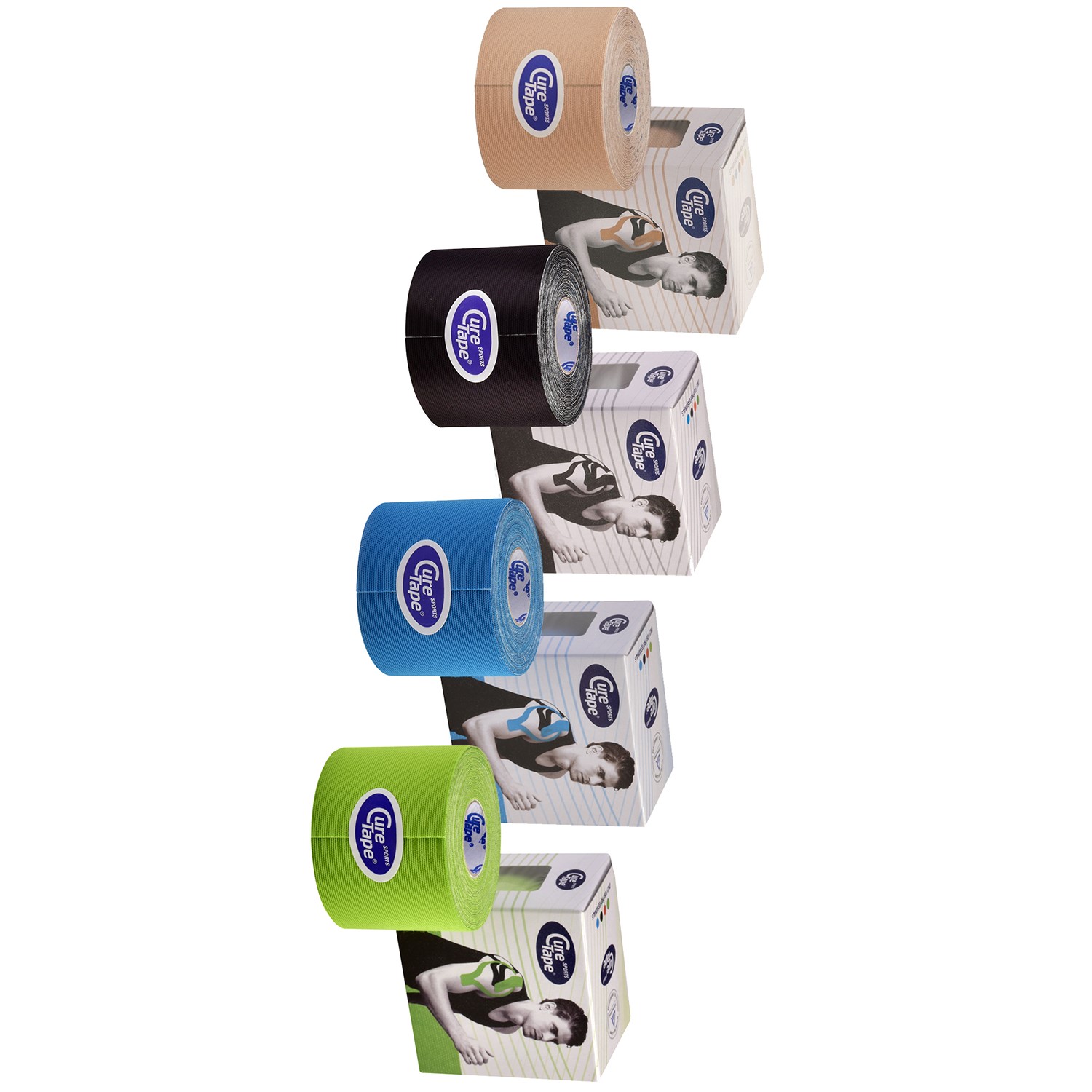 CureTape kinésiologique Sports - 5 cm x 5 m - vert