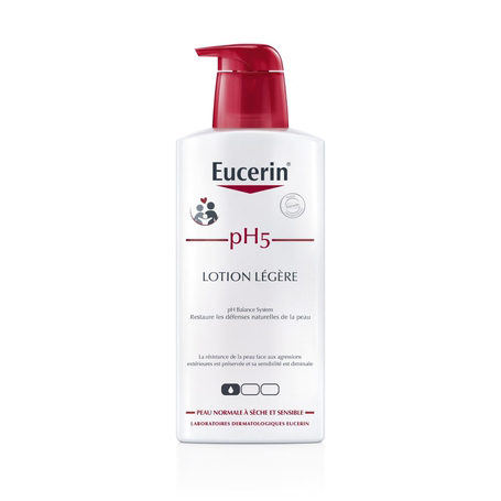 Eucerin pH5 light lotion met pomp - 400 ml (einde voorraad)
