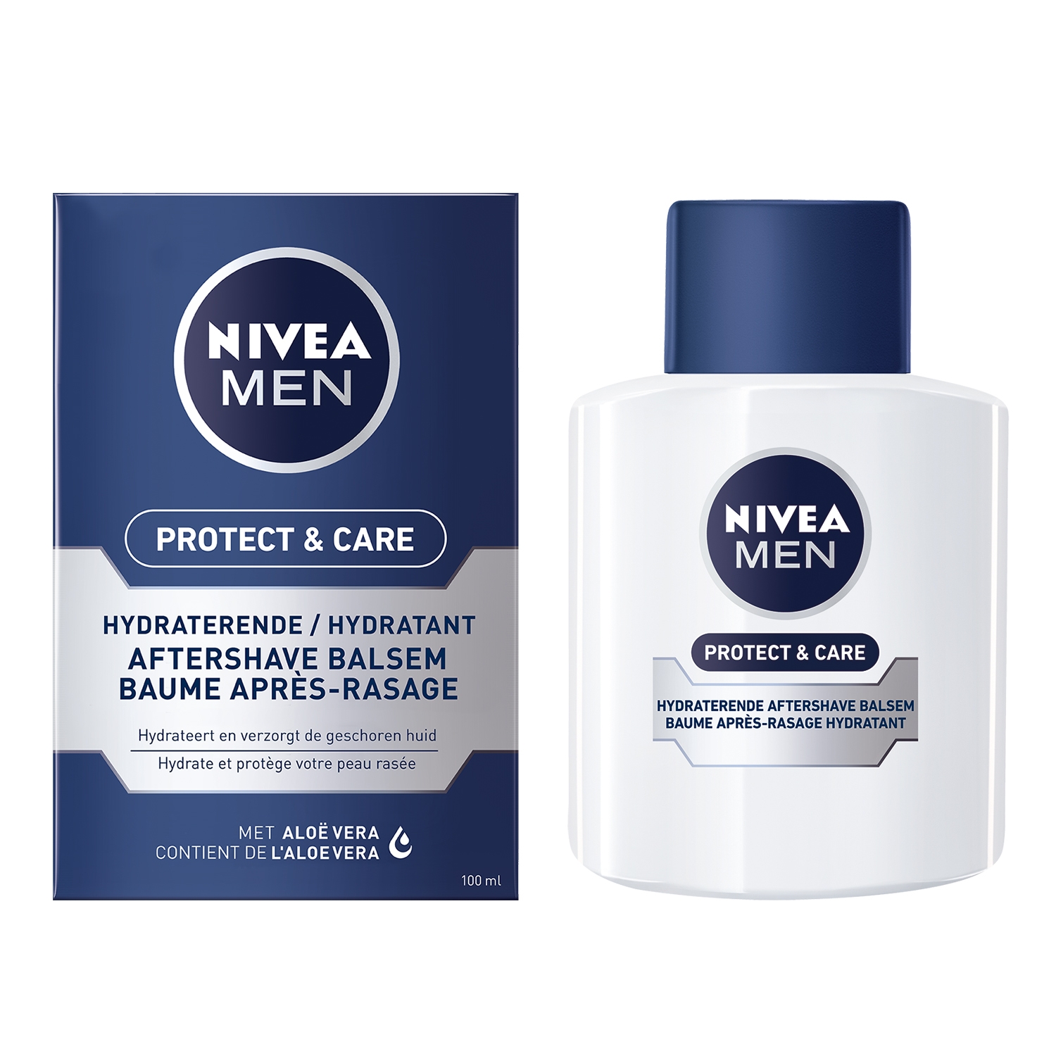 Nivea men protect&care aftershave balsem hydraterend - 100 ml (einde voorraad)