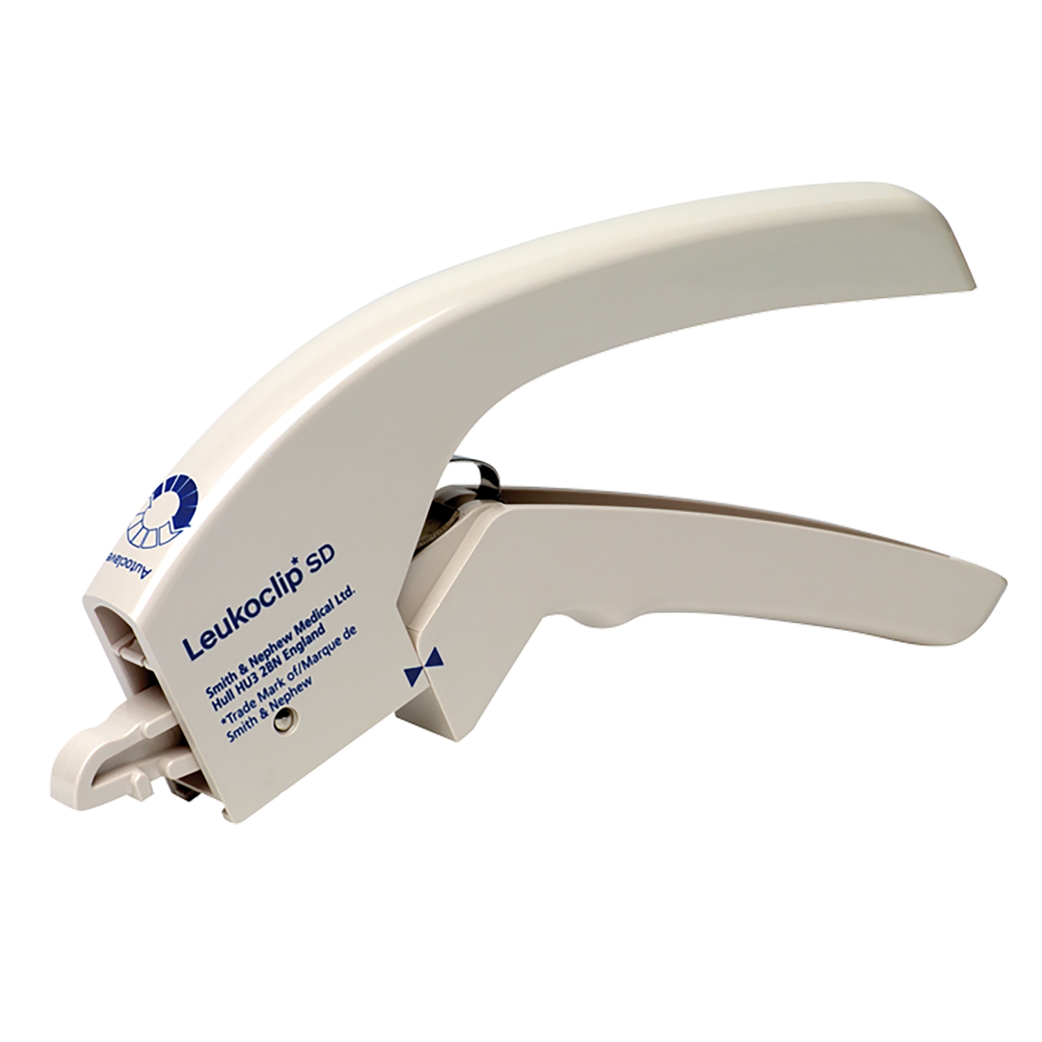 Leukoclip semi-disposable skin stapler