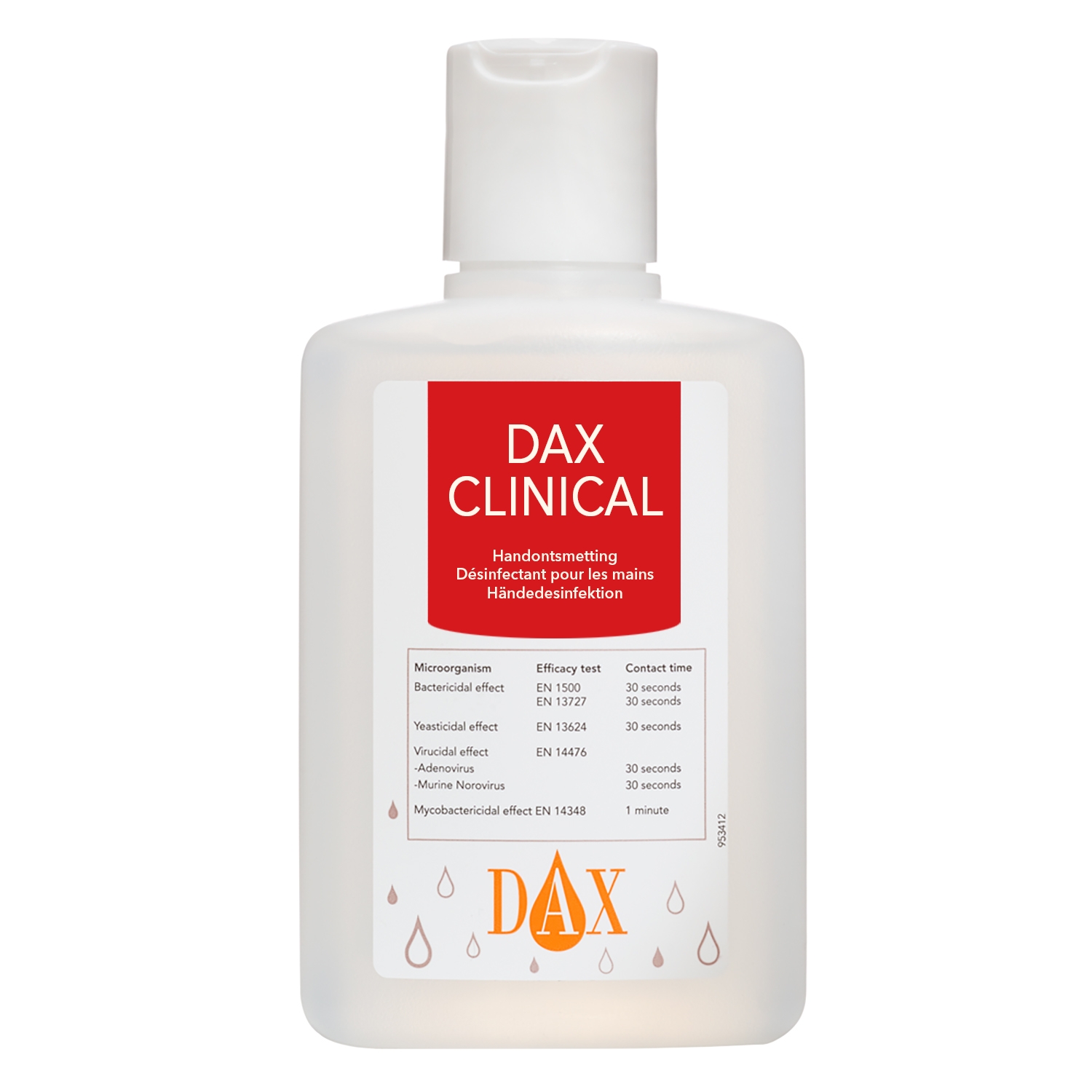 Dax Clinical handontsmetting 75% - 150 ml