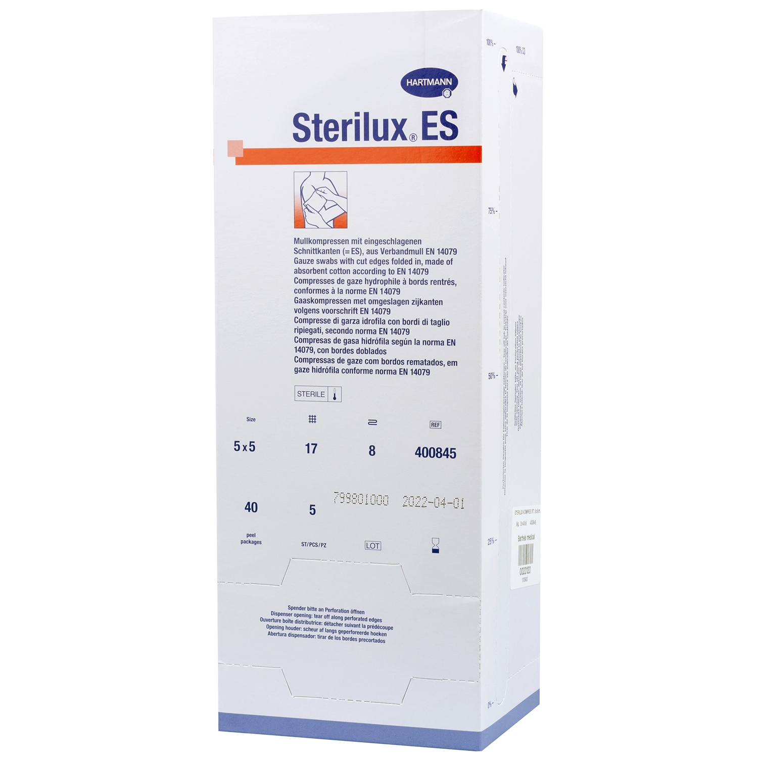 Steriel kompres Sterilux ES - 8 lagen