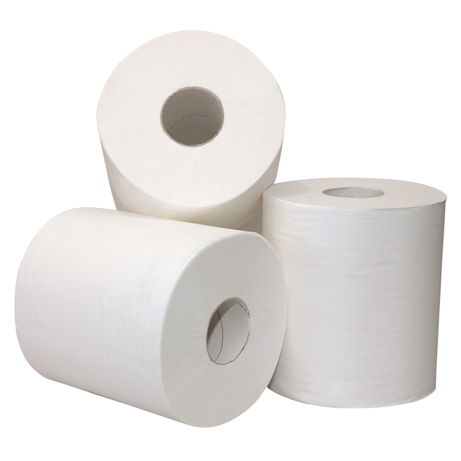 Toiletpapierrol 2 lagen - 200 vellen x 10 cm - wit (48 st)